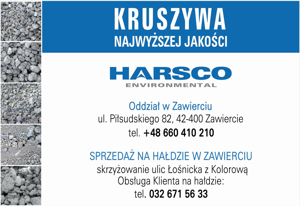 kruszywa drogowe ZAWIERCIE